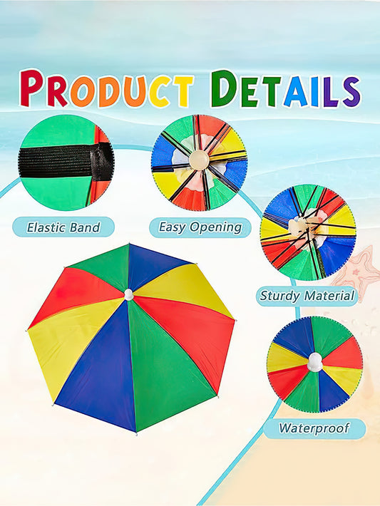 Fishing Umbrella Hat for Kids and Adults - 6 Colors