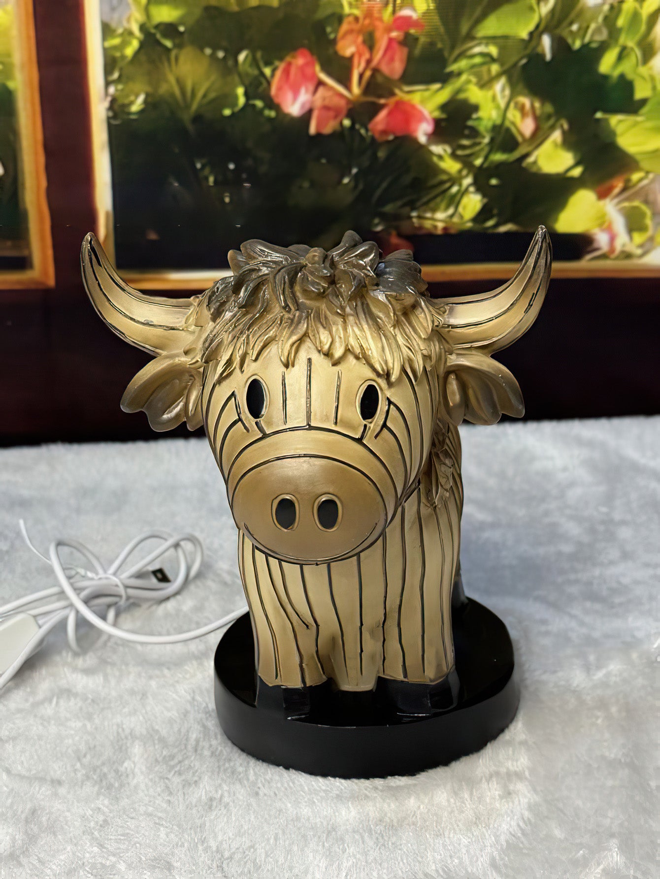 Animal Table Lamp – Creative Resin Night Light - 2 Options