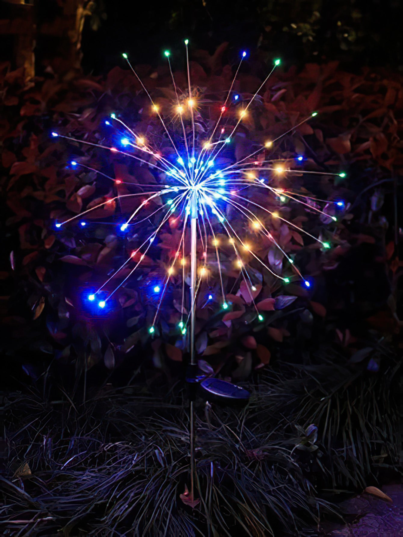 Solar Garden Lights – Outdoor Firework String Lights and Lawn Decor