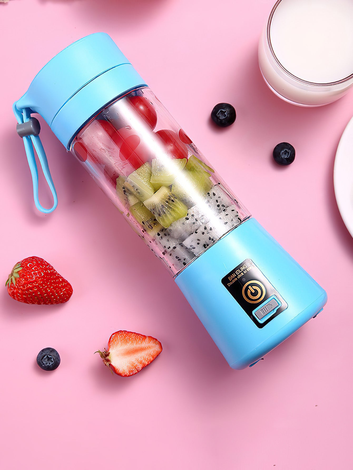 Portable electric juicer cup, mini fruit juicer -4 colors