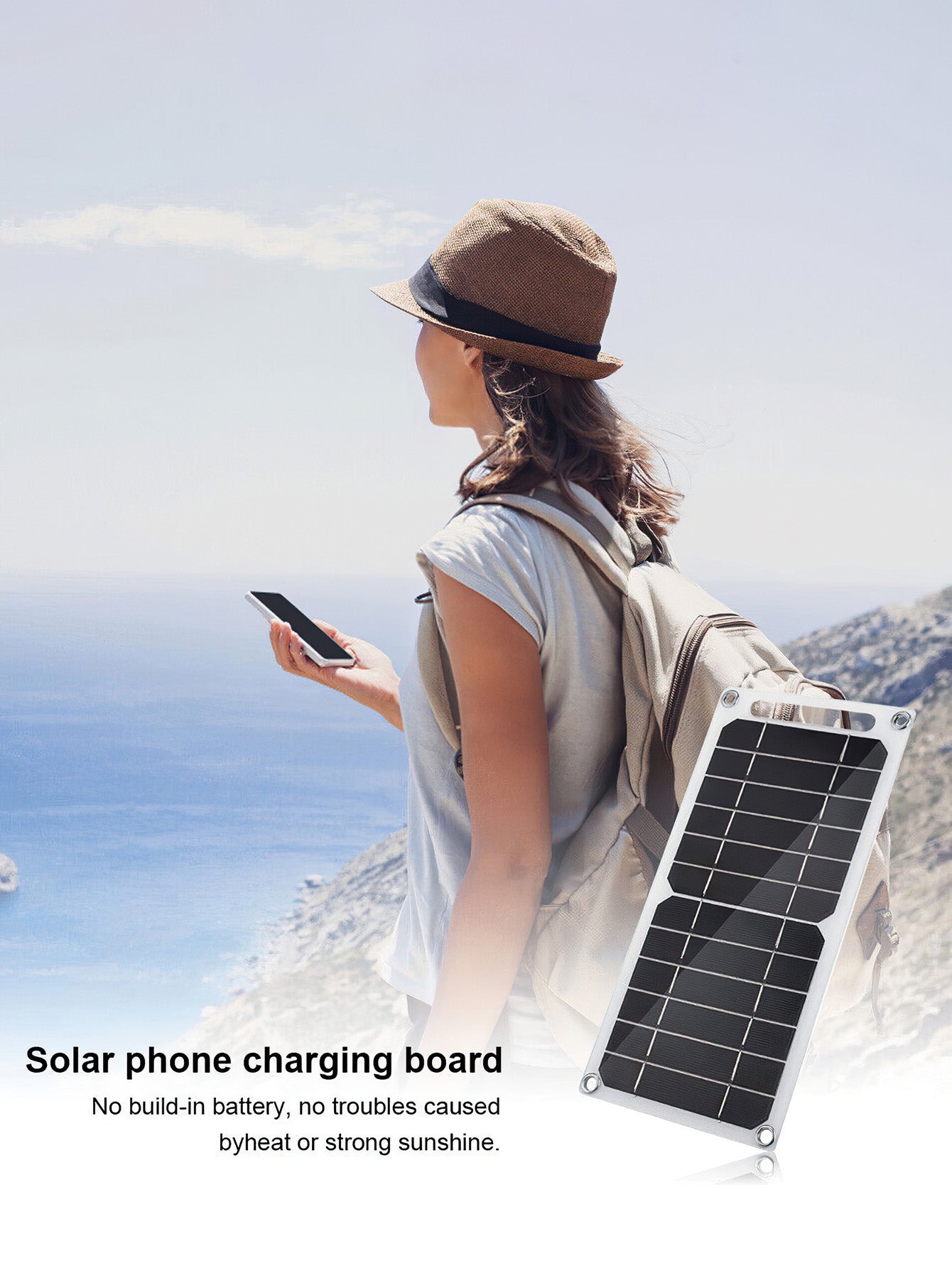 6W Small Flexible Solar Panel Charger – Portable Emergency Power for Phones & Outdoor Use