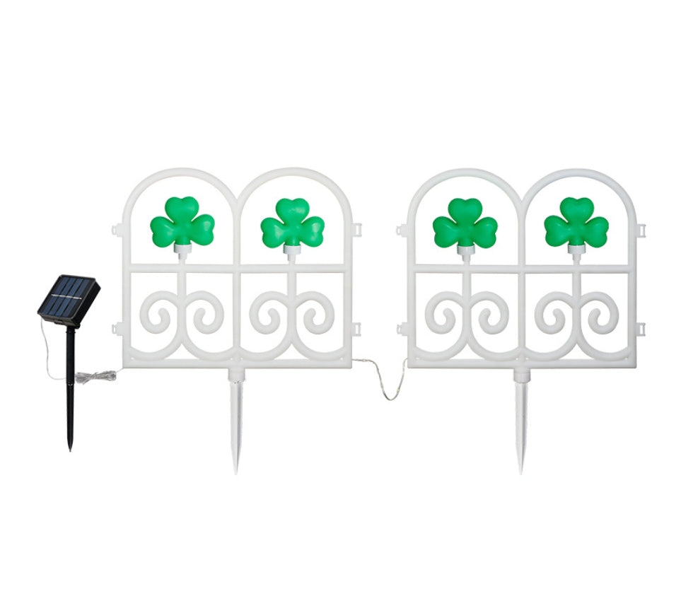 Mushroom/Clover Solar Fence Light -2 Options