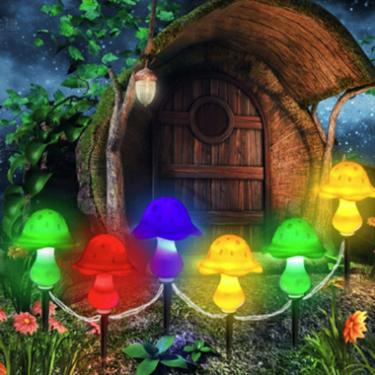 8 Owl/Mushroom Solar Powered Stake Solar Lights - 2 option